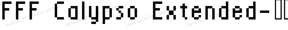 FFF Calypso Extended字体转换